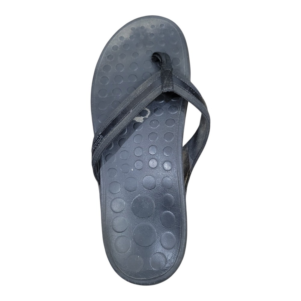 Vionic Orthaheel Womens Black Thong Sandal Arch Support Single Left Shoe Size 10